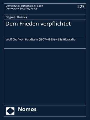 cover image of Dem Frieden verpflichtet